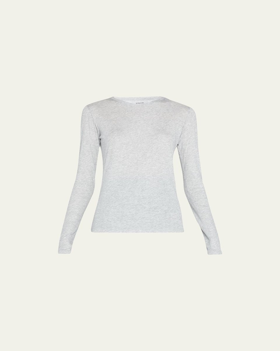 Essential Long-Sleeve Crewneck Tee